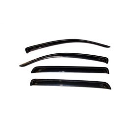 AVS 07-18 Toyota Tundra Crewmax Ventvisor Outside Mount Window Deflectors 4pc - Smoke buy in USA