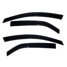 AVS 10-12 Kia Forte Ventvisor Outside Mount Window Deflectors 4pc - Smoke buy in USA