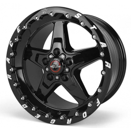 Race Star 92 Drag Star Bracket Racer 17x10.5 5x4.50BC 7.6BS Gloss Black Wheel - Single Bead Lock buy in USA