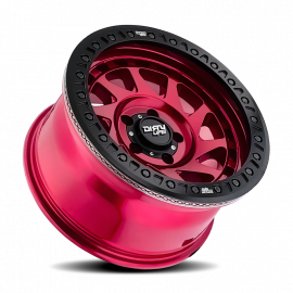 Dirty Life 9313 Enigma Race 17x9 / 5x127 BP / -38mm Offset / 78.1mm Hub Crimson Candy Red Wheel buy in USA