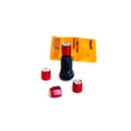 Fifteen52 Valve Stem Cap Set - Red - 4 Pieces buy in USA