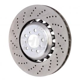 SHW 19-21 BMW M2 Competition 3.0L w/o Ceramic Brakes Left Front Drilled LW Brake Rotor (34118072017) buy in USA