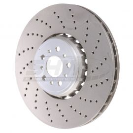 SHW 20-21 BMW X3 M 3.0L Right Front Cross-Drilled Lightweight Brake Rotor (34118054826) buy in USA