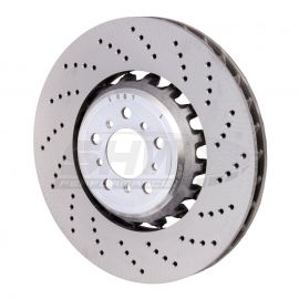 SHW 13-16 BMW M5 4.4L Right Front Cross-Drilled Lightweight Brake Rotor (34112284102) buy in USA