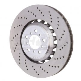 SHW 2021 BMW M2 Comp 3.0L w/o Ceramic Brake Right Front Cross-Drilled LW Brake Rotor (34118072018) buy in USA