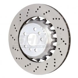 SHW 20-21 BMW X3 M 3.0L Left Rear Cross-Drilled Lightweight Brake Rotor (34118054827) buy in USA