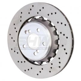 SHW 15-18 BMW M3 3.0L Left Rear Cross-Drilled Lightweight Brake Rotor (34212284811) buy in USA