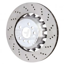 SHW 20-21 BMW X3 M 3.0L Right Rear Cross-Drilled Lightweight Brake Rotor (34118054828) buy in USA