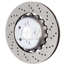 SHW 15-18 BMW M3 3.0L Right Rear Cross-Drilled Lightweight Brake Rotor (34212284812) buy in USA