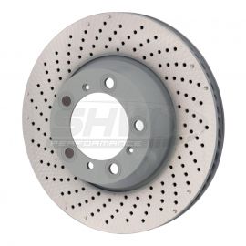 SHW 15-16 Porsche 911 Carrera 4GTS 3.8L w/o Ceramics Left Rr Drill-Dimp MB Brake Rotor (99635240502) buy in USA