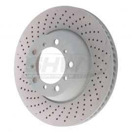 SHW 17-21 Porsche 911 Carrera 3.0L w/o Ceramic Brakes Left Rear Drilled MB Brake Rotor (9P1615601) buy in USA