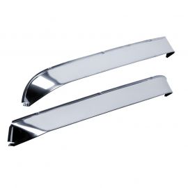 AVS 87-95 Jeep Wrangler (Excl. Rag Top) Ventshade Window Deflectors 2pc - Stainless buy in USA