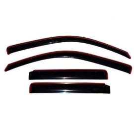 AVS 02-06 Chevy Trailblazer EXT Ventvisor In-Channel Front & Rear Window Deflectors 4pc - Smoke buy in USA