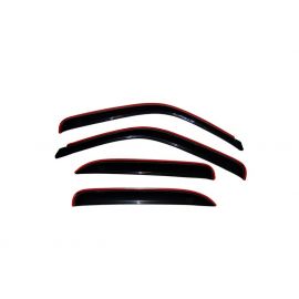 AVS 02-06 Cadillac Escalade Ventvisor In-Channel Front & Rear Window Deflectors 4pc - Smoke buy in USA