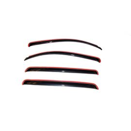 AVS 07-18 Toyota Tundra Crewmax Ventvisor In-Channel Front & Rear Window Deflectors 4pc - Smoke buy in USA