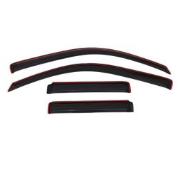 AVS 02-09 Chevy Trailblazer Ventvisor In-Channel Front & Rear Window Deflectors 4pc - Smoke buy in USA