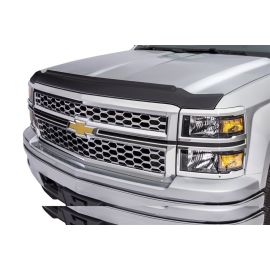 AVS 14-15 Chevy Silverado 1500 Aeroskin II Textured Low Profile Hood Shield - Black buy in USA