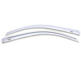 AVS 15-18 Ford F-150 Standard Cab Outside Mount Front Window Ventvisor 2pc - Chrome buy in USA