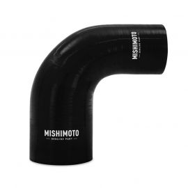 Mishimoto Silicone Reducer Coupler 90 Degree 2.5in to 3in - Black buy in USA