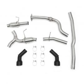 Mishimoto 2016+ Chevrolet Camaro 2.0T Dual Black Tip Cat-Back Exhaust buy in USA