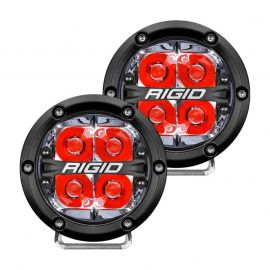 Rigid Industries 360-Series 4in LED Off-Road Spot Beam - Red Backlight (Pair) buy in USA