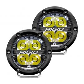 Rigid Industries 360-Series 4in LED Off-Road Spot Beam - White Backlight (Pair) buy in USA