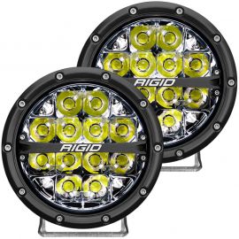 Rigid Industries 360-Series 6in LED Off-Road Spot Beam - White Backlight (Pair) buy in USA