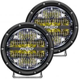 Rigid Industries 360-Series 6in LED Off-Road Drive Beam - White Backlight (Pair) buy in USA