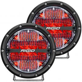 Rigid Industries 360-Series 6in LED Off-Road Drive Beam - Red Backlight (Pair) buy in USA