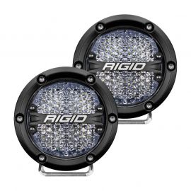 Rigid Industries 360-Series 4in LED Off-Road Diffused Beam - White Backlight (Pair) buy in USA