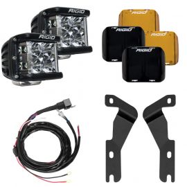 Rigid Industries 16-20 Toyota Tacoma A-Pillar Light Mount Kit (Incl. D-SS Flood/Black/Yellow Covers) buy in USA