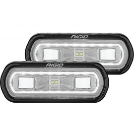 Rigid Industries SR-L Series Surface Mount LED Spreader Pair w/ White Halo - Universal buy in USA