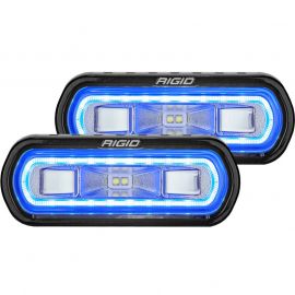 Rigid Industries SR-L Series Surface Mount LED Spreader Pair w/ Blue Halo - Universal buy in USA