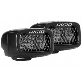 Rigid Industries SR-M Series PRO Midnight Edition - Spot - Diffused - Pair buy in USA