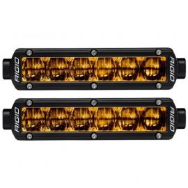 Rigid Industries 6in SR-Series Pro Dot / SAE Fog Lights (Pair) - Selective Yellow buy in USA