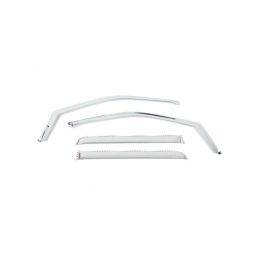 Putco 17-20 Ford SuperDuty - Crew Cab (Set of 4) Element Chrome Window Visors buy in USA