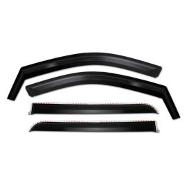 Putco 19-21 Chevy Silverado 1500 - Crew Cab Element Matte Black Window Visors (Set of 4) buy in USA