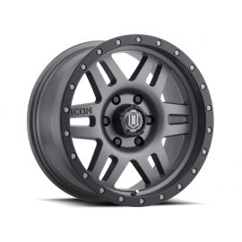 ICON Six Speed 17x8.5 6x5.5 0mm Offset 4.75in BS 108mm Bore Titanium Wheel buy in USA