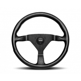 Momo Montecarlo Steering Wheel 320 mm - Black Leather/Red Stitch/Black Spokes buy in USA