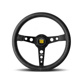 Momo Prototip Heritage Steering Wheel 350 mm - Black Leather/White Stitch/Black Spokes buy in USA