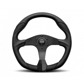 Momo Quark Steering Wheel 350 mm - Black Poly/Black Spokes buy in USA