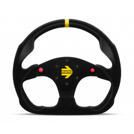 Momo MOD30 Buttons Steering Wheel 320 mm - Black Suede/Black Spokes/1 Stripe buy in USA