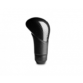 Momo Shadow Shift Knob - Black Airleather, Carbon Effect Insert buy in USA