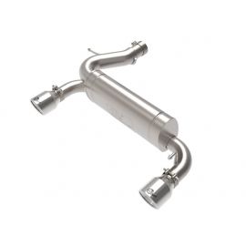 aFe Vulcan 3in 304 SS Axle-Back Exhaust 2021 Ford Bronco L4-2.3L (t)/V6-2.7L (tt) w/ Polished Tips buy in USA