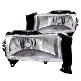 ANZO 1997-2004 Dodge Dakota Crystal Headlights Chrome buy in USA