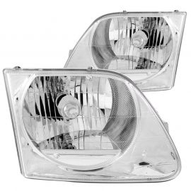 ANZO 1997-2003 Ford F-150 Crystal Headlights Chrome buy in USA