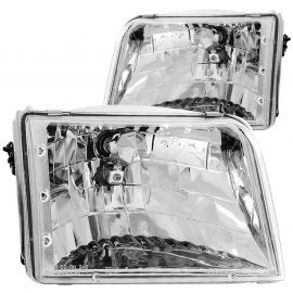 ANZO 1993-1997 Ford Ranger Crystal Headlights Chrome buy in USA