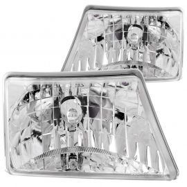 ANZO 1998-2000 Ford Ranger Crystal Headlights Chrome buy in USA