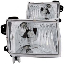 ANZO 1998-2000 Nissan Frontier Crystal Headlights Chrome buy in USA