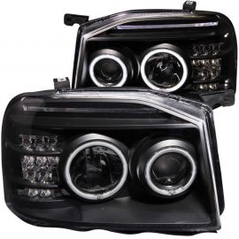 ANZO 2001-2004 Nissan Frontier Projector Headlights w/ Halo Black (CCFL) buy in USA